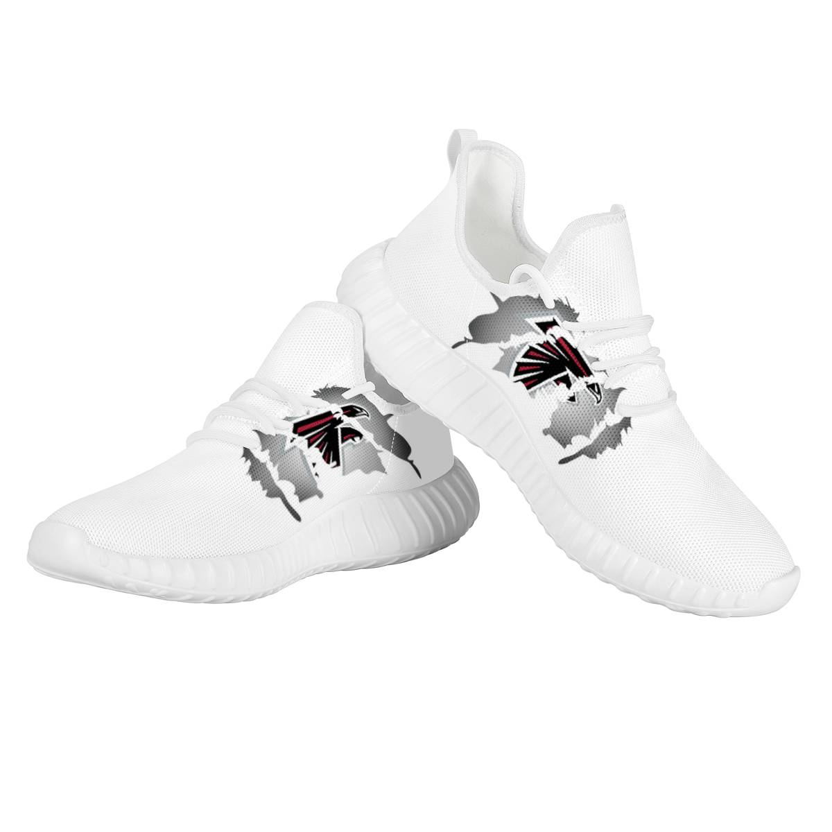 Men's Atlanta Falcons Mesh Knit Sneakers/Shoes 007